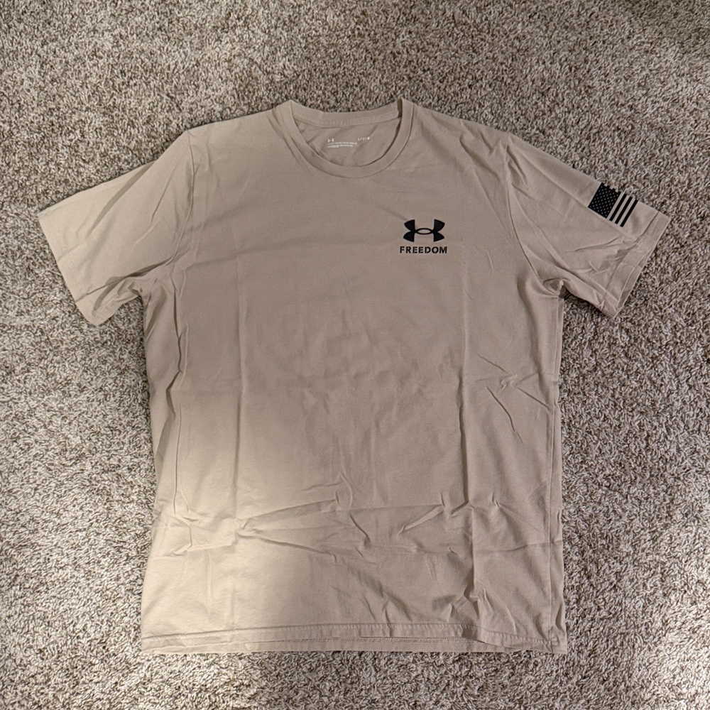 Under Armour Men's Beige Freedom Tee